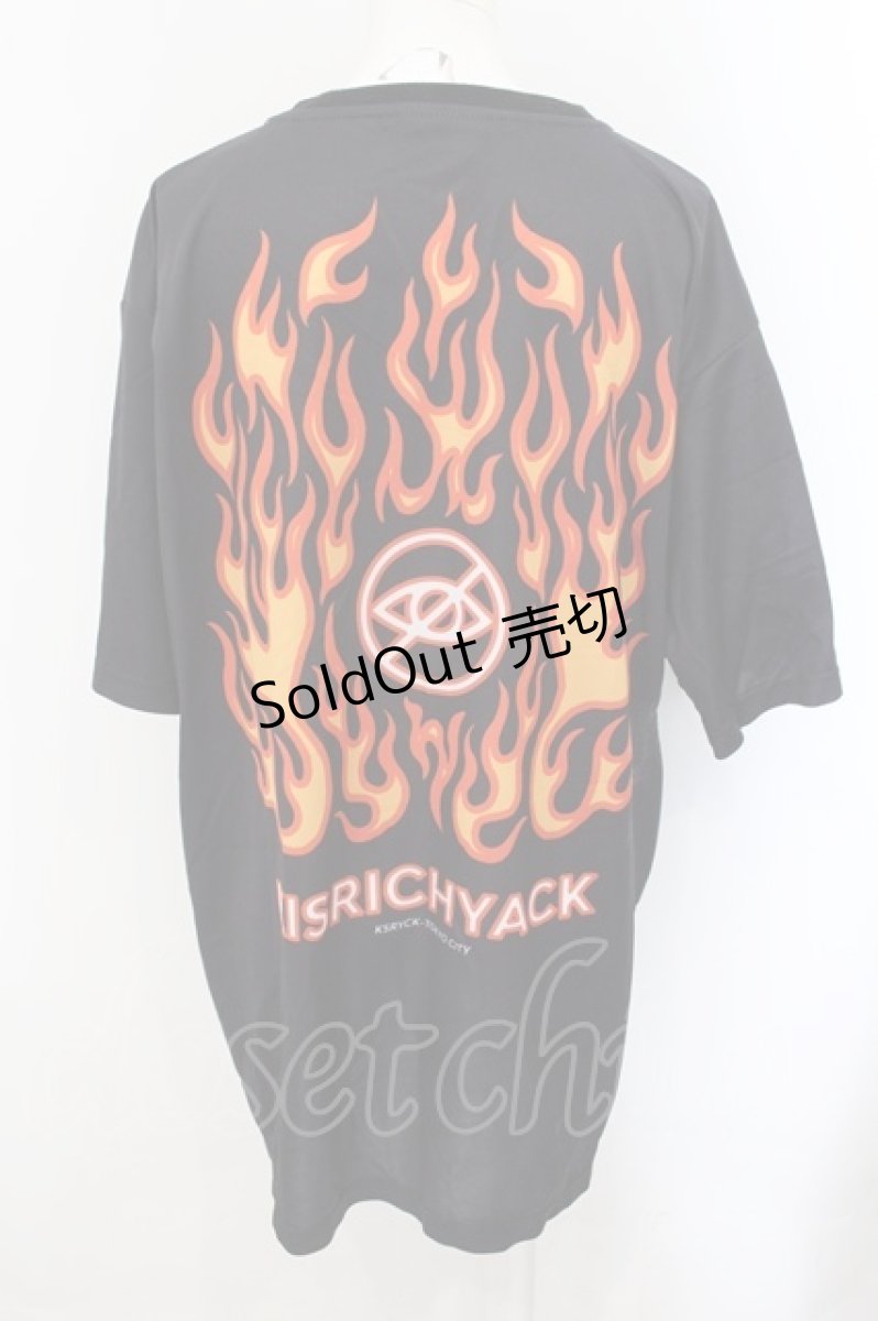 画像3: 【SALE】KRY CLOTHING / 「ENJO」Tシャツ  ブラック O-24-11-29-058-EL-TO-OW-ZT248 (3)