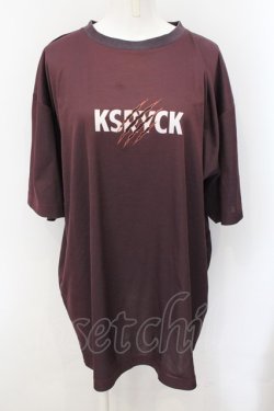 画像1: KRY CLOTHING / 「K0332T」Tシャツ  濃小豆色 O-24-11-29-059-EL-TO-OW-ZT259