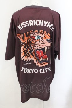 画像2: KRY CLOTHING / 「K0332T」Tシャツ  濃小豆色 O-24-11-29-059-EL-TO-OW-ZT259
