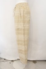 画像2: 【SALE】RNA-N / シアーチェックストレートパンツ M アイボリー O-24-11-29-067-PU-PA-IG-ZT121 (2)