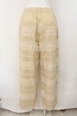 画像3: 【SALE】RNA-N / シアーチェックストレートパンツ M アイボリー O-24-11-29-067-PU-PA-IG-ZT121 (3)