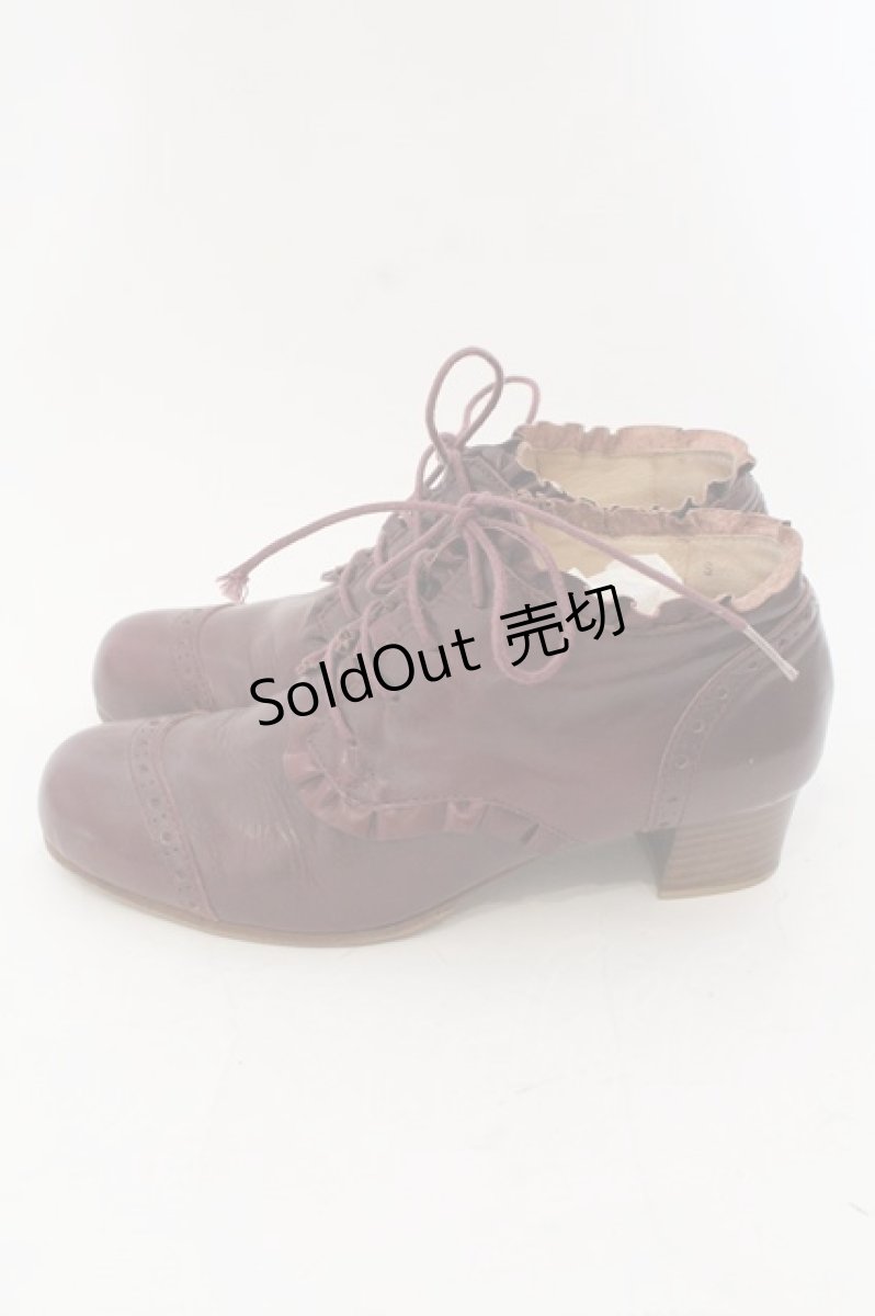 画像4: 【SALE】Jane Marple / ウィングチップブーティ S ボルドー O-24-11-29-114-JM-ZA-IG-ZTK006 (4)