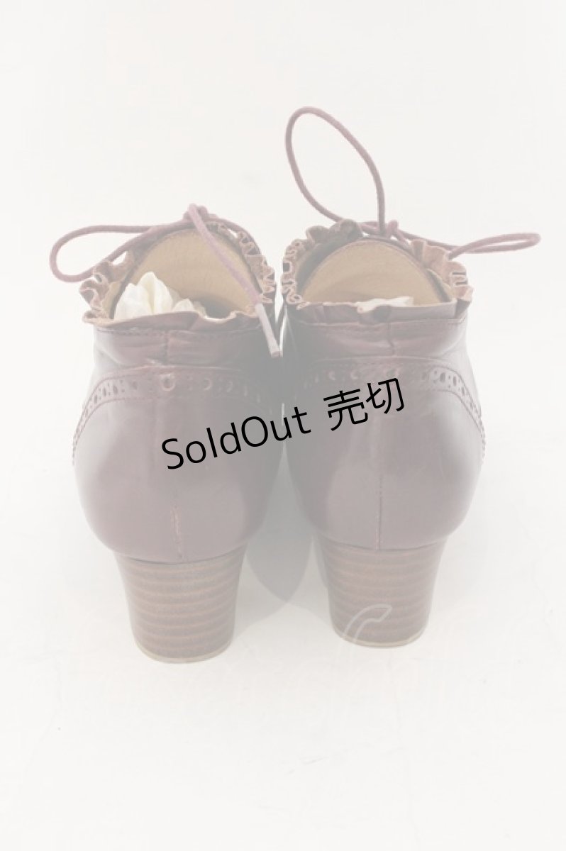 画像5: 【SALE】Jane Marple / ウィングチップブーティ S ボルドー O-24-11-29-114-JM-ZA-IG-ZTK006 (5)