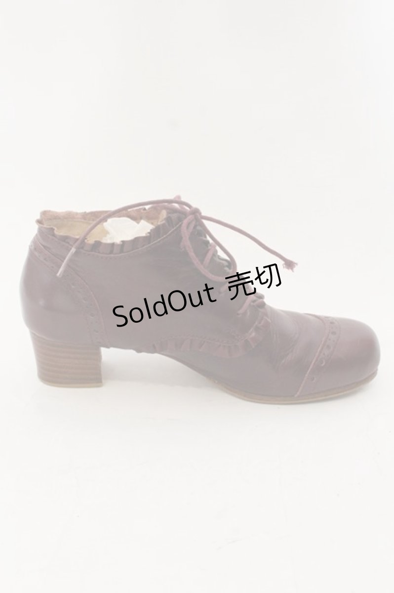 画像6: 【SALE】Jane Marple / ウィングチップブーティ S ボルドー O-24-11-29-114-JM-ZA-IG-ZTK006 (6)