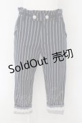 axes femme / 裾折パンツ M ネイビー O-24-11-29-003-AX-PA-IG-ZT251