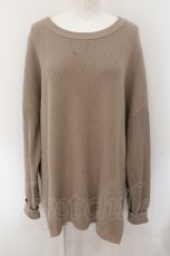 画像1: 【SALE】RNA-N / サーマルニットルーズプルオーバー  ベージュ O-24-11-29-033-PU-TO-IG-ZT121 (1)