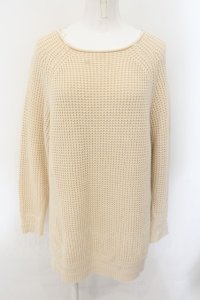 RNA-N / ワッフルコンビボトルネックプルオーバー M アイボリー O-24-11-29-037-PU-TO-IG-ZT125