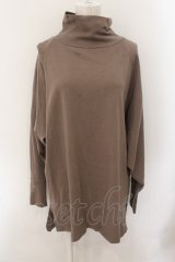 AUDITION / オーガニックポンチハイネックプルオーバー M ブラウン O-24-11-29-038-PU-TO-IG-ZT125