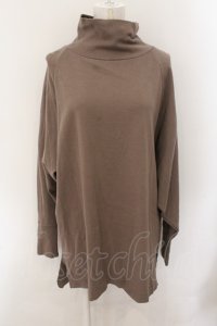AUDITION / オーガニックポンチハイネックプルオーバー M ブラウン O-24-11-29-038-PU-TO-IG-ZT125