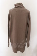 画像2: 【SALE】AUDITION / オーガニックポンチハイネックプルオーバー M ブラウン O-24-11-29-038-PU-TO-IG-ZT125 (2)