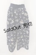 axes femme / ゆったりシルエットスカウチョ M ネイビー O-24-11-30-1001-AX-PA-OW-ZT251