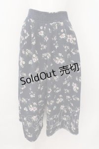 axes femme / ゆったりシルエットスカウチョ M ネイビー O-24-11-30-1001-AX-PA-OW-ZT251