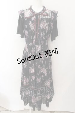 画像1: axes femme / フラワーレースワンピース F クロ O-24-11-30-1044-AX-OP-OW-OS