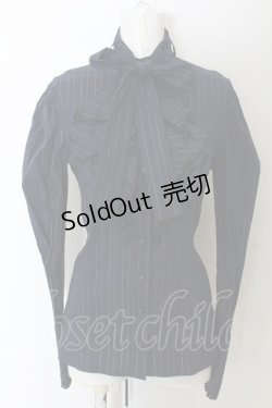 画像1: ATELIER BOZ / シュノンソーブラウス  ネイビー O-24-12-04-015-EL-BL-IG-ZS