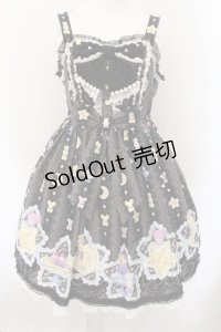 Angelic Pretty / Dreamy Night Cakesジャンパースカート  クロ O-24-12-05-012-AP-OP-OW-OS