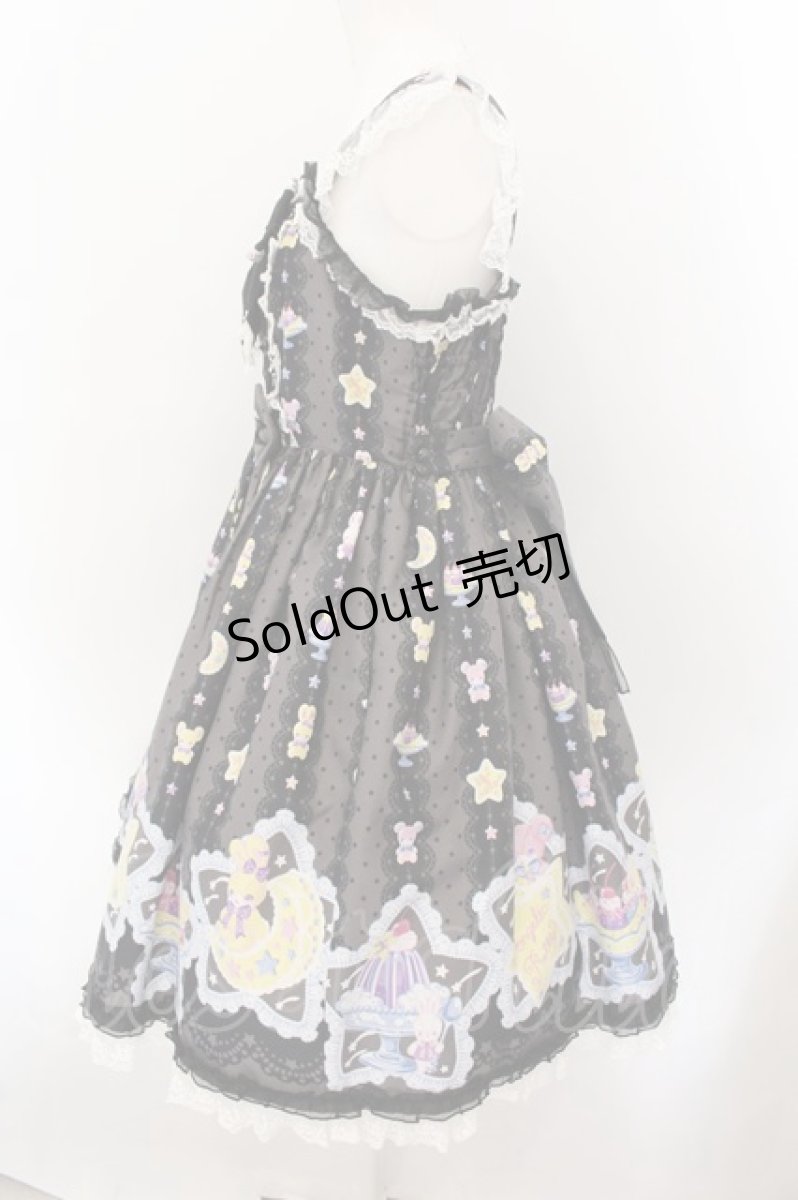 画像3: Angelic Pretty / Dreamy Night Cakesジャンパースカート  クロ O-24-12-05-012-AP-OP-OW-OS (3)