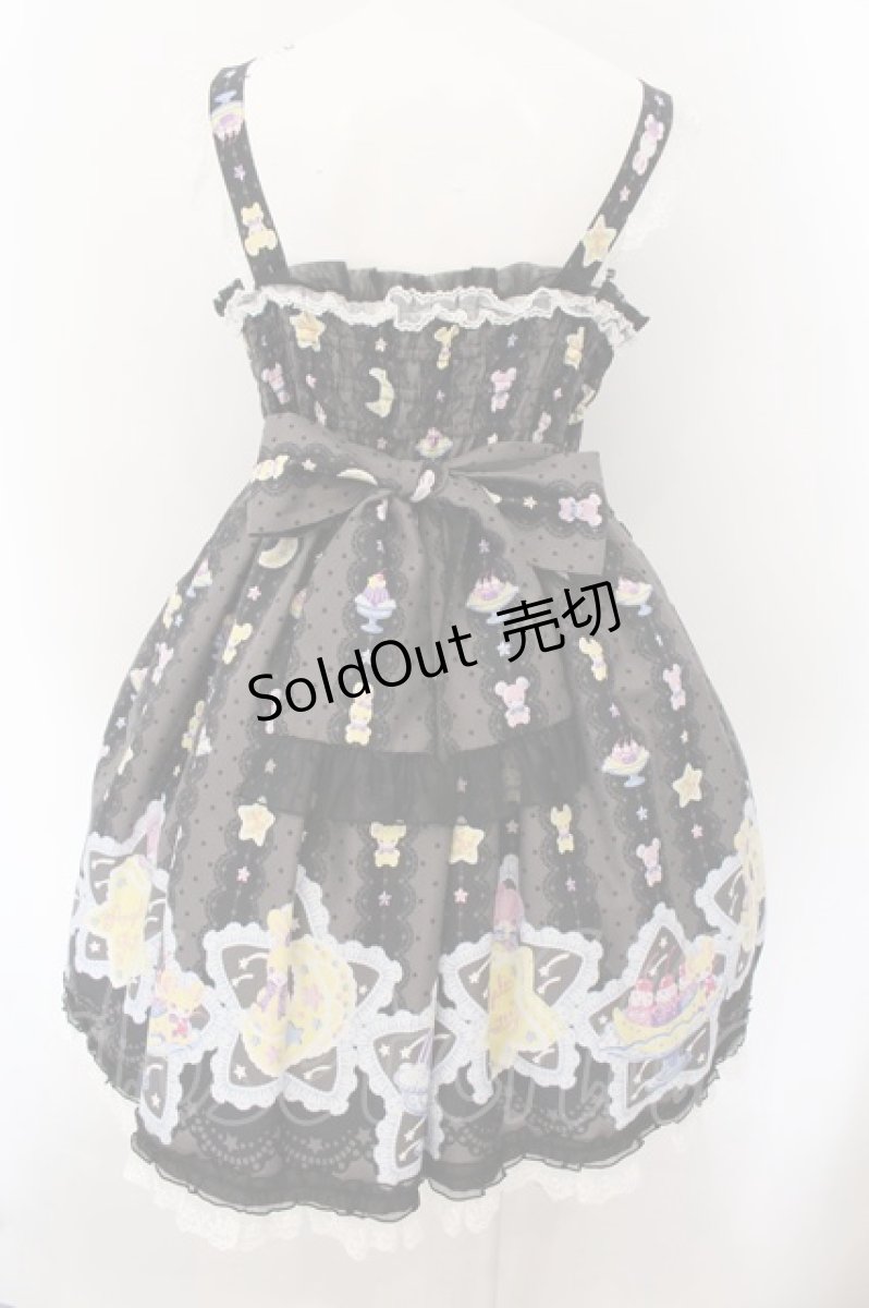 画像4: Angelic Pretty / Dreamy Night Cakesジャンパースカート  クロ O-24-12-05-012-AP-OP-OW-OS (4)