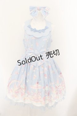 画像1: Angelic Pretty / MilkyPlanetジャンパースカートSet  サックス O-24-12-05-013-AP-OP-OW-OS