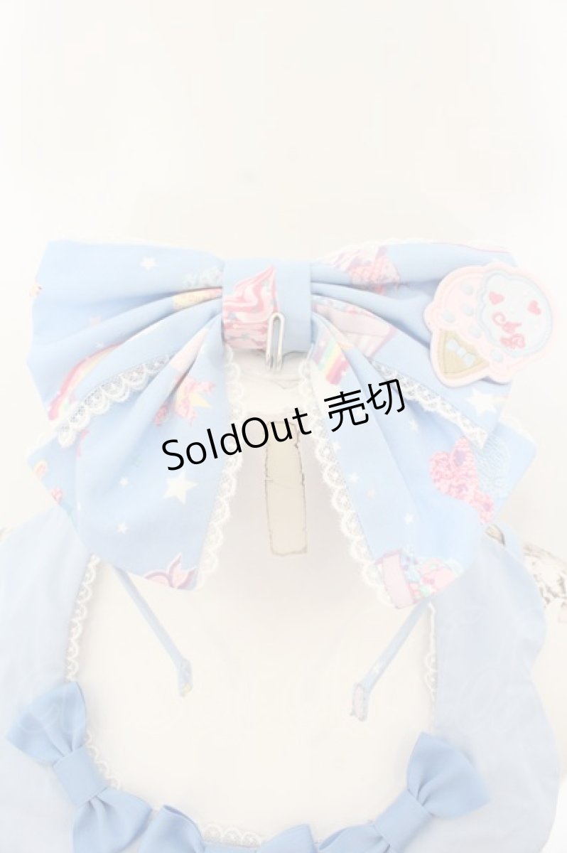 画像4: Angelic Pretty / MilkyPlanetジャンパースカートSet  サックス O-24-12-05-013-AP-OP-OW-OS (4)
