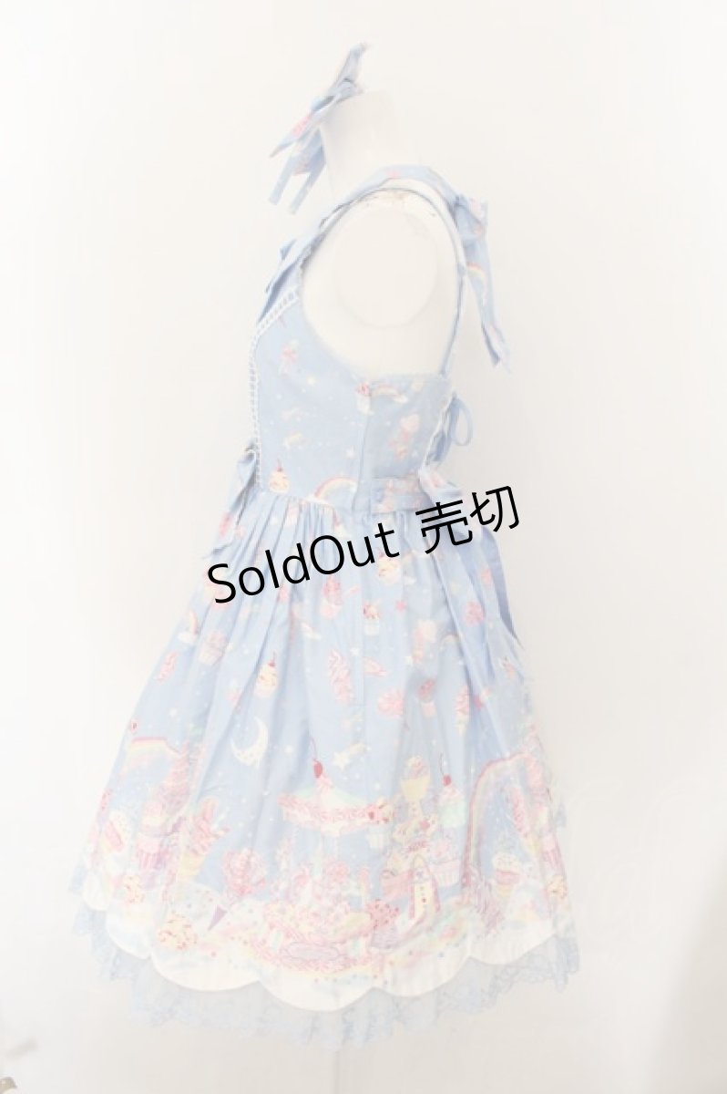 画像5: Angelic Pretty / MilkyPlanetジャンパースカートSet  サックス O-24-12-05-013-AP-OP-OW-OS (5)
