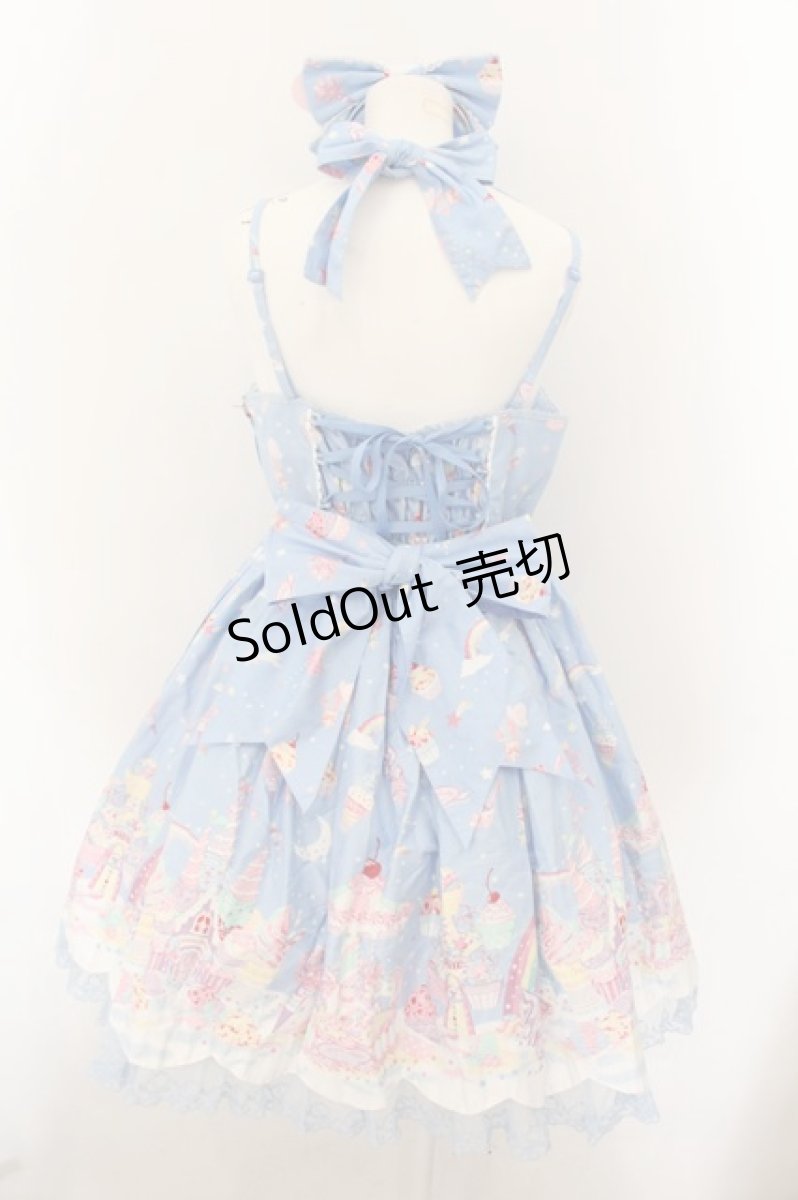 画像6: Angelic Pretty / MilkyPlanetジャンパースカートSet  サックス O-24-12-05-013-AP-OP-OW-OS (6)
