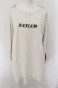 画像1: REFLEM / ダブルショルダージップデザインTシャツ F ホワイト O-24-12-05-016-PU-TO-YM-ZT396 (1)