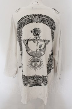 画像4: REFLEM / ダブルショルダージップデザインTシャツ F ホワイト O-24-12-05-016-PU-TO-YM-ZT396