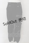 DimMoire / スタッズボンテージパンツ  ブラック O-24-12-06-008-EL-PA-OW-OS