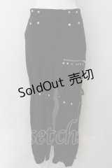 DimMoire / スタッズボンテージパンツ  ブラック O-24-12-06-008-EL-PA-OW-OS
