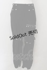 DimMoire / スタッズボンテージパンツ  ブラック O-24-12-06-008-EL-PA-OW-OS