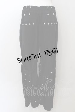画像3: DimMoire / スタッズボンテージパンツ  ブラック O-24-12-06-008-EL-PA-OW-OS