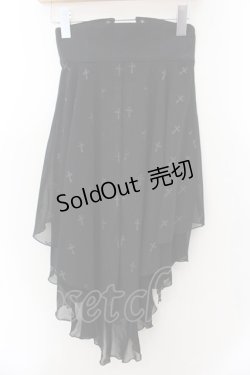 画像3: BPN / クロスシフォンイレギュラーソフトコルセット M ブラック O-24-12-07-013-GO-SK-IG-ZY