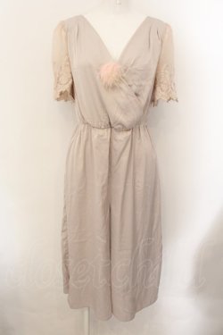 画像1: EATME / ガウチョロンパース F ベージュ O-24-12-07-024-LO-OP-OW-ZT049