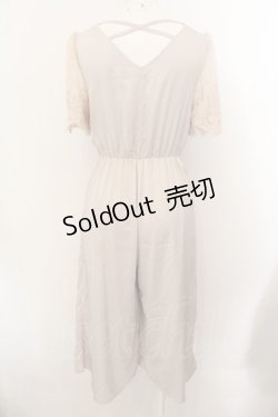 画像4: 【SALE】EATME / ガウチョロンパース F ベージュ O-24-12-07-024-LO-OP-OW-ZT049