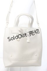 m petit by misako / 前リボン2WAYトートバッグ  ゴールド O-24-12-08-064-LO-BG-IG-ZT387