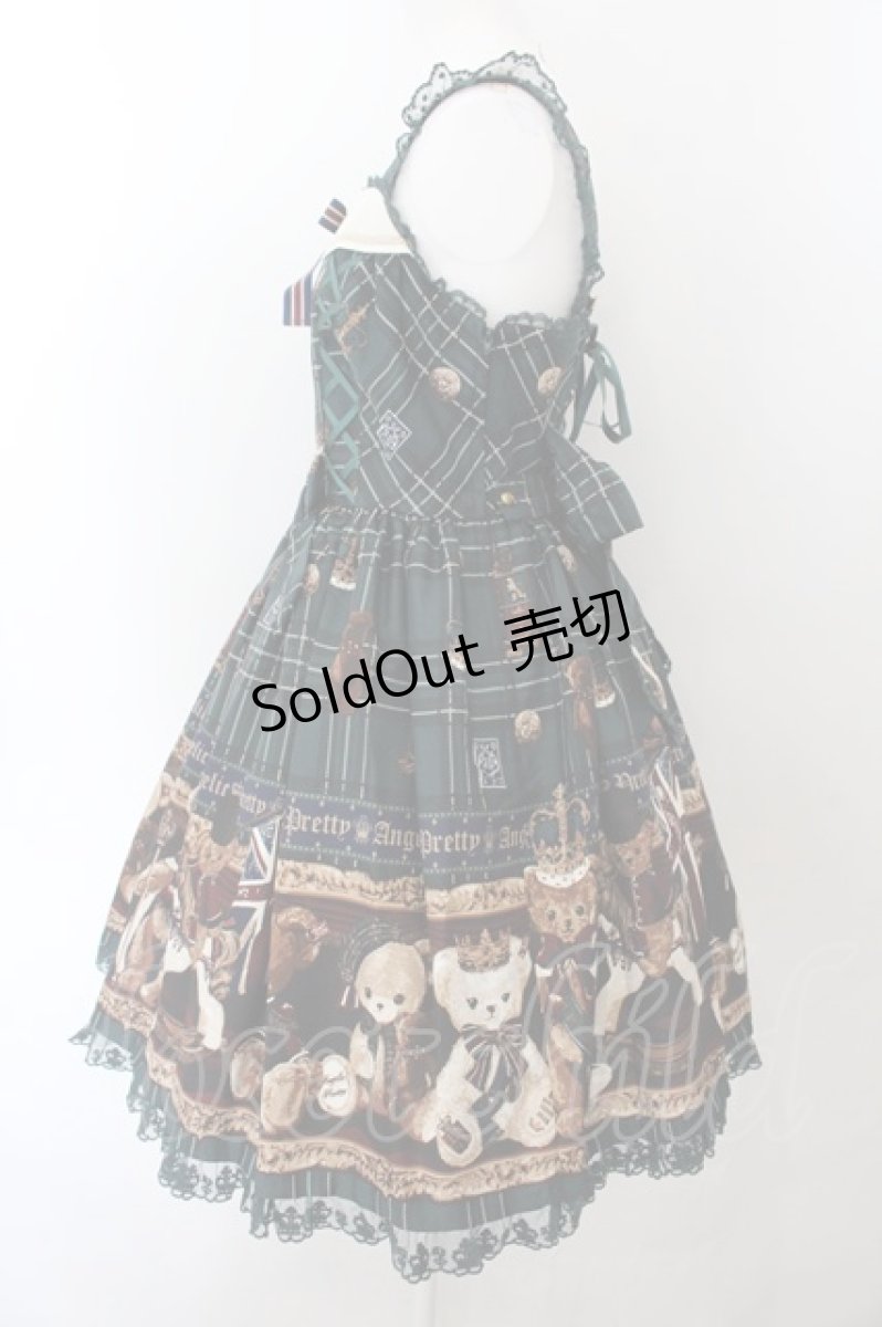 画像4: Angelic Pretty / British Bearジャンパースカート  グリーン O-24-12-12-011-AP-OP-IG-OS (4)