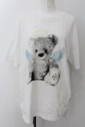 TRAVAS TOKYO / 天使クマTシャツ F ホワイト O-24-12-13-042-PU-TS-YM-ZT385