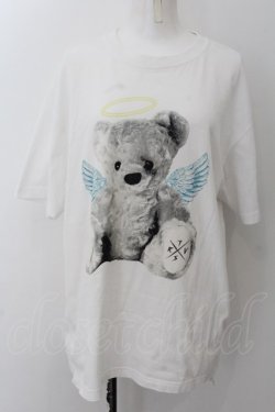 画像1: TRAVAS TOKYO / 天使クマTシャツ F ホワイト O-24-12-13-042-PU-TS-YM-ZT385
