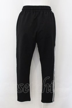 画像3: NieR Clothing / サイドラインパンツ  ブラック×ホワイト O-24-12-14-005-PU-PA-IG-ZT166