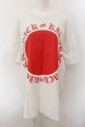KRY CLOTHING / 「JPN」BIG Tシャツ XXXL ホワイト×レッド O-24-12-14-010-EL-TO-IG-ZT259