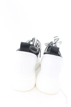 画像6: NieR Clothing / NieR軽量×厚底SNEAKERS【身長約6.5cmUP】 JPN22.5cm ブラック×ホワイト O-24-12-15-028-PU-SH-IG-ZT346