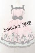 Angelic Pretty / Fantasic Dollyジャンパースカート  ピンク O-24-12-17-004-AP-OP-OW-OS