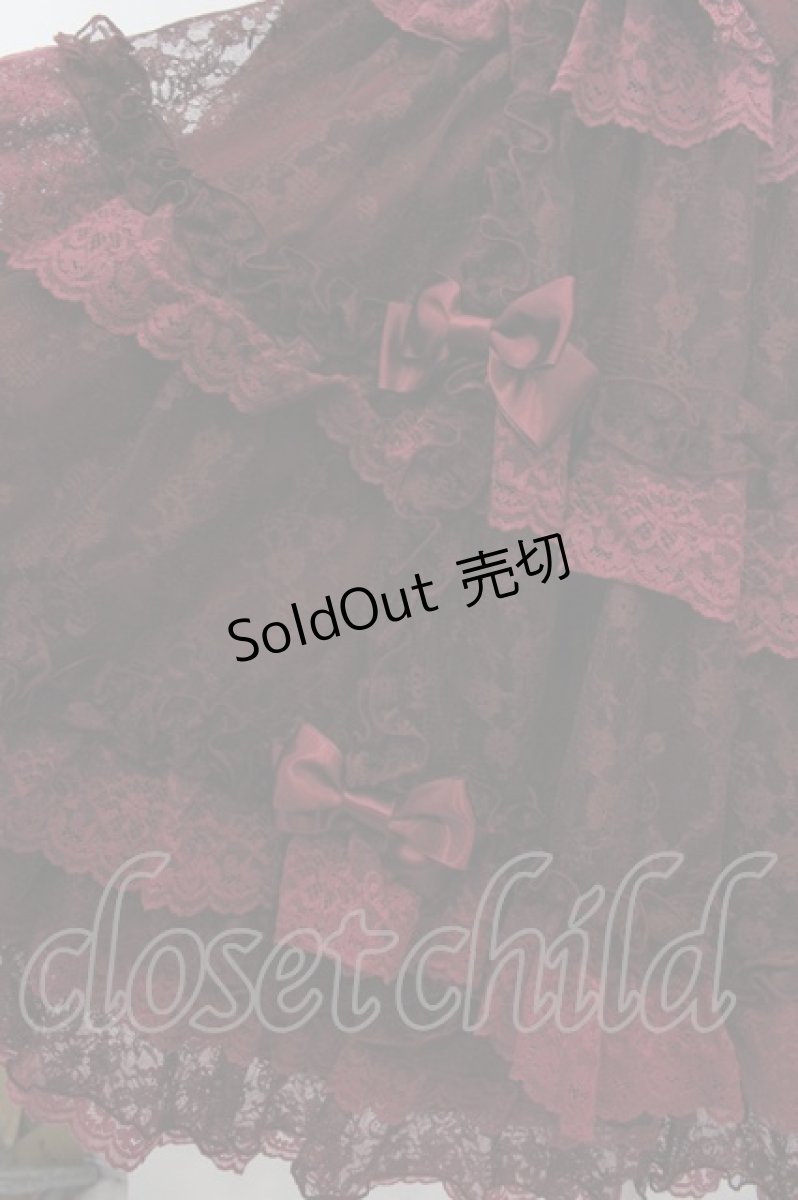 画像2: metamorphose / 追憶の姫君ドレス  ボルドー O-24-12-17-008-ME-OP-IG-OS (2)