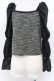 画像3: NieR Clothing / 春夏用 袖異素材マムルークスリーブプルオーバー  ブラック×グレー O-24-12-18-057-PU-TO-OW-ZT388 (3)