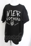 NieR Clothing / NieRちゃんptTシャツ 3XL ロゴ（ブラック） O-24-12-18-058-PU-TO-OW-ZT051