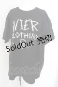 NieR Clothing / NieRちゃんptTシャツ 3XL ロゴ（ブラック） O-24-12-18-058-PU-TO-OW-ZT051
