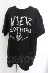 NieR Clothing / NieRちゃんptTシャツ 3XL ロゴ（ブラック） O-24-12-18-058-PU-TO-OW-ZT051