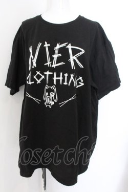 画像1: NieR Clothing / NieRちゃんptTシャツ 3XL ロゴ（ブラック） O-24-12-18-058-PU-TO-OW-ZT051