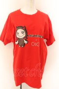 NieR Clothing / OIOI限定Tシャツ XL レッド O-24-12-18-059-PU-TS-OW-ZT051