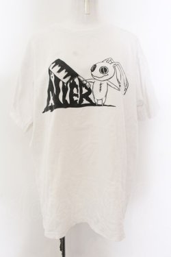 画像1: NieR Clothing / NieRちゃんptTシャツ XL 包丁（ホワイト） O-24-12-18-063-PU-TO-OW-ZT339